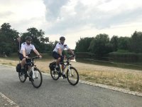 Policjanci na rowerach patrolują okolicę Kędzierzyna-Koźla