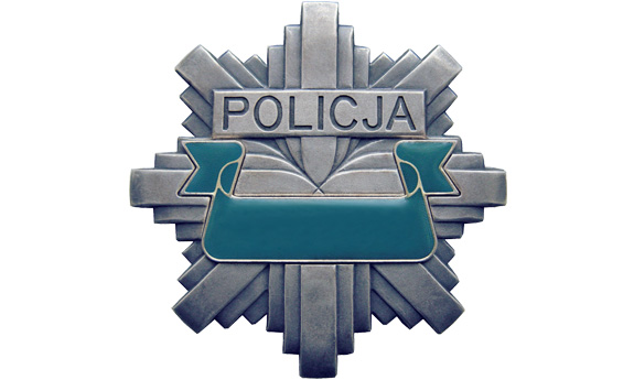 na grafice policyjna gwiazda