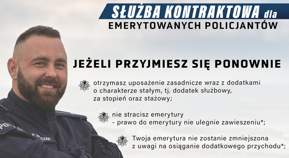 zdjęcie kolorowe: plakat zachęcający do podjęcia służby kontraktowej