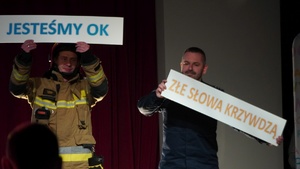 policjanci podczas kampanii