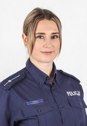 OFICER PRASOWY MŁ. ASP. KLAUDIA RESTEL