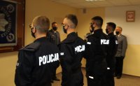 policjanci składają ślubowanie